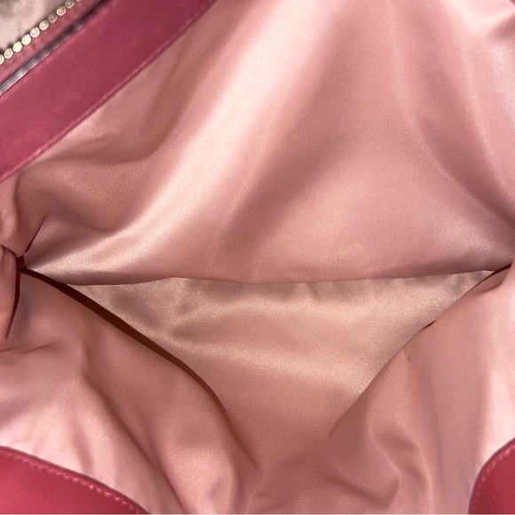 Coach # 17811 Elegant Pink Leather Handbag - Picture 8 of 13